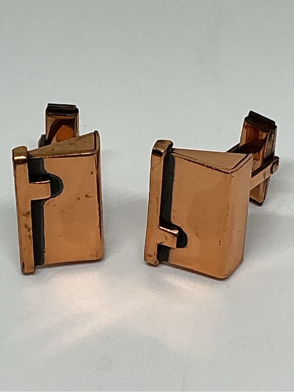 Men's CopperTone Geometric Cufflinks